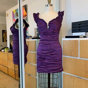 PURPLE BCBG COCKTAIL DRESS